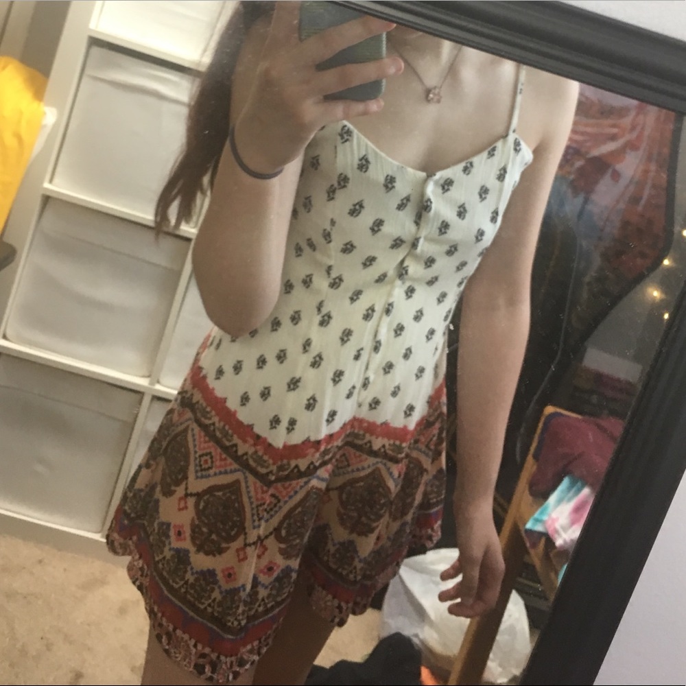 Flowy dress looking romper